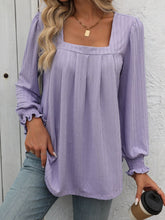 Load image into Gallery viewer, Mandy Square Neck Long Sleeve Top
