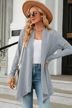 Load image into Gallery viewer, Open Front Long Sleeve Cardigan
