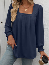 Load image into Gallery viewer, Mandy Square Neck Long Sleeve Top
