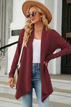 Load image into Gallery viewer, Open Front Long Sleeve Cardigan
