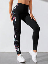 Load image into Gallery viewer, Floral Print Wide Waistband Pants
