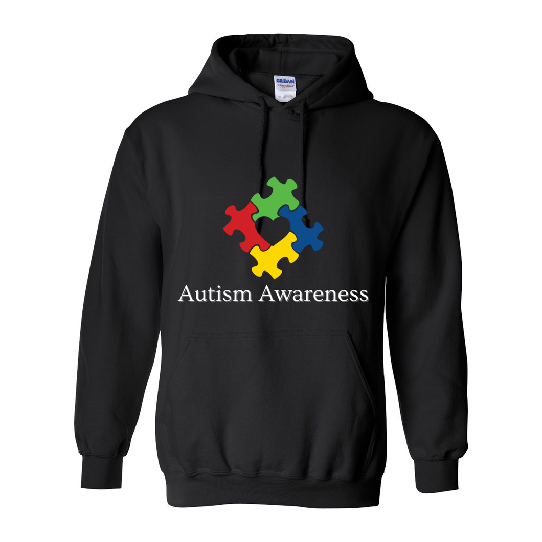 Autism Awareness Hoodie (White Lettering)