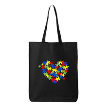 Load image into Gallery viewer, Autism Heart Tote
