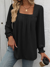 Load image into Gallery viewer, Mandy Square Neck Long Sleeve Top
