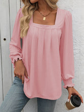 Load image into Gallery viewer, Mandy Square Neck Long Sleeve Top
