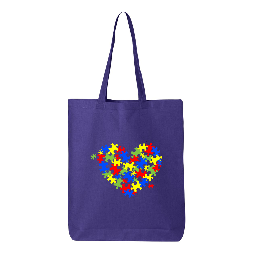 Autism Heart Tote