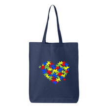 Load image into Gallery viewer, Autism Heart Tote
