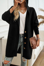 Load image into Gallery viewer, Devine Button Up Long Sleeve Hooded Cardigan
