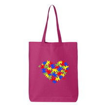 Load image into Gallery viewer, Autism Heart Tote
