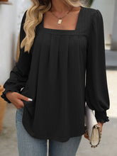 Load image into Gallery viewer, Mandy Square Neck Long Sleeve Top
