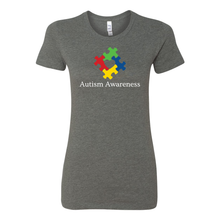 Load image into Gallery viewer, Autism Awareness Boyfriend Tee (White)
