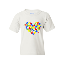 Load image into Gallery viewer, Autism Heart Youth T-Shirt
