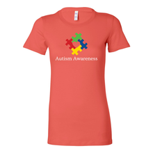 Load image into Gallery viewer, Autism Awareness Boyfriend Tee (White)
