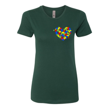 Load image into Gallery viewer, Autism Heart Women&#39;s Boyfriend Tee
