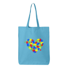 Load image into Gallery viewer, Autism Heart Tote
