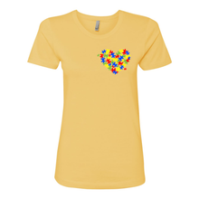 Load image into Gallery viewer, Autism Heart Women&#39;s Boyfriend Tee
