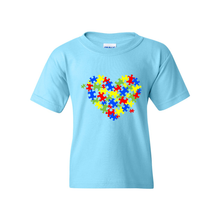 Load image into Gallery viewer, Autism Heart Youth T-Shirt
