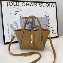 Load image into Gallery viewer, Contrast PU Leather Crossbody Bag
